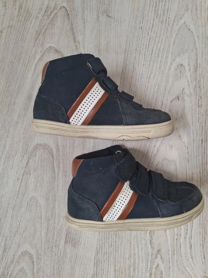Zapatos/Zapatillas altas marrones/azul marino Vertbaudet - Talla 26 – photo 2